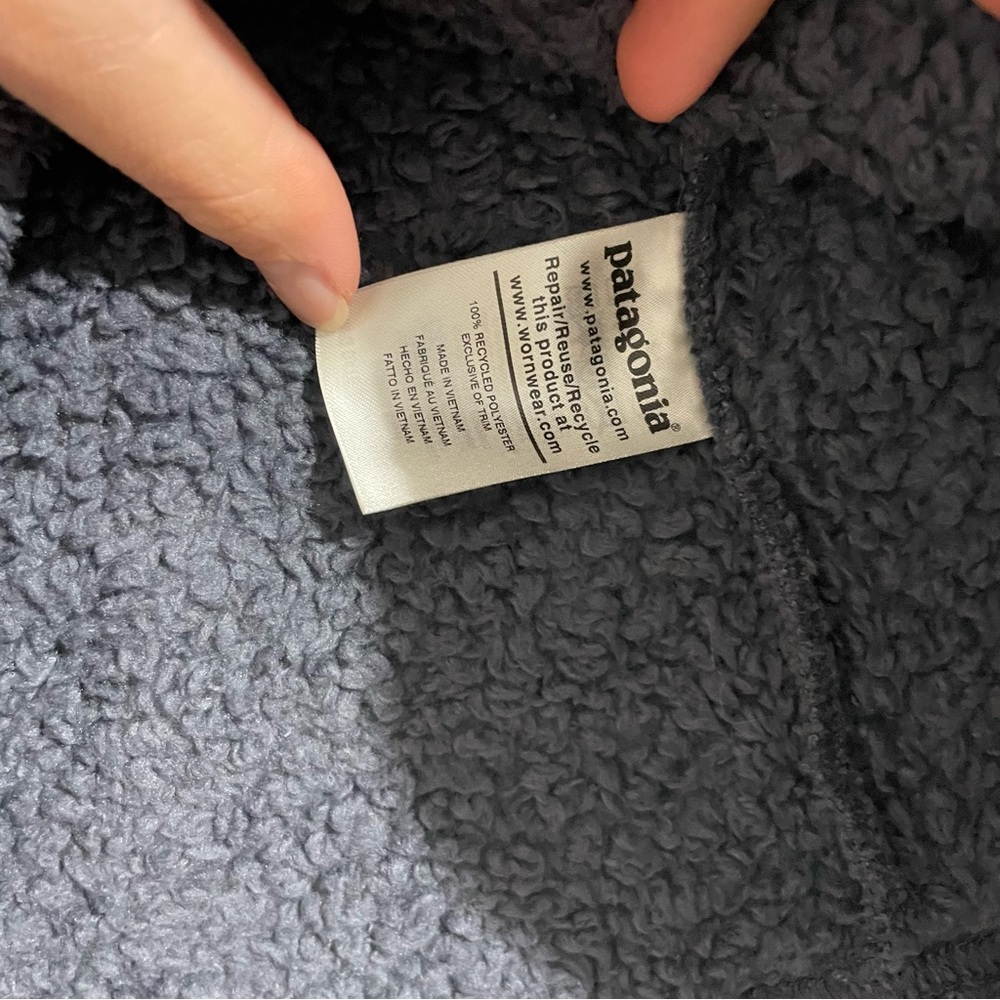 Patagonia Women's Los Gatos 1/4-Zip Fleece Sunken Blue - Picture 6 of 12